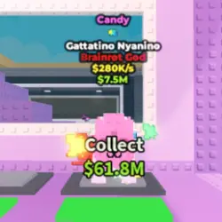 Candy Gattatino Nyanino 280 K s (NO TACO TRAIT) (Brainrot G… — Roblox, лот №222891