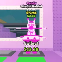 Candy Girafini Raftini 72 M s (Секретный персонаж) — Roblox, лот №222893