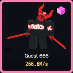 Candy Guest 666 266.6M s (Секретный персонаж) — Roblox, лот №222901