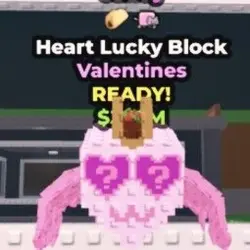 Candy Heart Lucky Blocks (Valentines персонаж) — Roblox, лот №222902