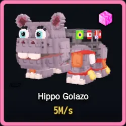 Candy Hippo Golazo 5M s (Секретный персонаж) — Roblox, лот №222912