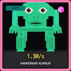 Candy Karkerkar Kurkur 1.3M s (Секретный персонаж) — Roblox, лот №222922