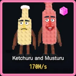 Candy Ketchuru and Musturu 170M s (Секретный персонаж) — Roblox, лот №222926