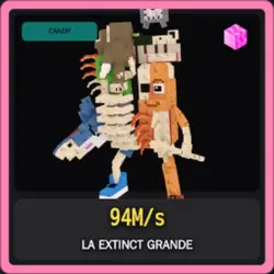 Candy La Extinct Grande 94M s (Секретный персонаж) — Roblox, лот №222917