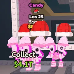CANDY los 25 $80M s SANTA HAT (Секретный персонаж) — Roblox, лот №222952
