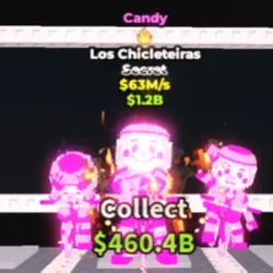 Candy Los Chicleteiras 63 M s (Секретный персонаж) — Roblox, лот №222972