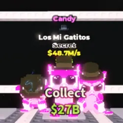 Candy Los Mi Gatitos 48.7 M s (Секретный персонаж) — Roblox, лот №222986