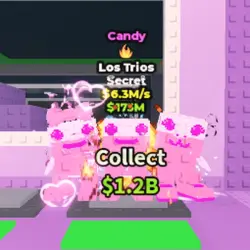 Candy Los Trios 6.3 M s (FIRE TRAIT) (Секретный персонаж) — Roblox, лот №223007