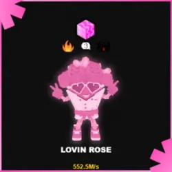 Candy Lovin Rose 552.5M s (Секретный персонаж) — Roblox, лот №223025