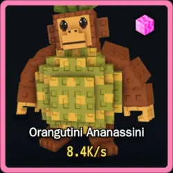 Candy Orangutini Ananassini 8.4K s (Мифический персонаж) — Roblox, лот №223022