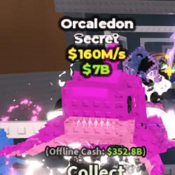Candy Orcaledon - 160M s - Secret NU3 (Секретный персонаж) — Roblox, лот №223023