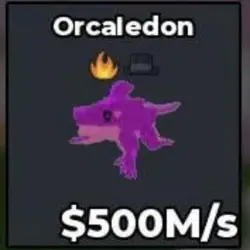 Candy Orcaledon 500 M s - Quick (Секретный персонаж) — Roblox, лот №223031