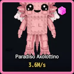 Candy Paradiso Axolottino 3.6M s (Секретный персонаж) — Roblox, лот №223040