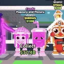 CANDY Popcuru and Fizzuru 680M s (Секретный персонаж) — Roblox, лот №223050