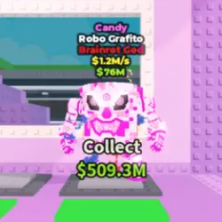 Candy Robo Grafito 1.2 M s (Brainrot God персонаж) — Roblox, лот №223065