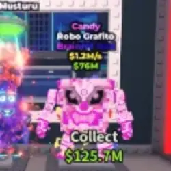 CANDY Robo Grafito NEW (Секретный персонаж) — Roblox, лот №223066