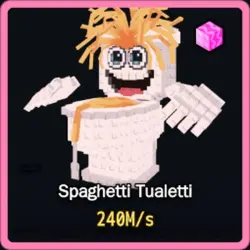 Candy Spaghetti Tualetti 240M s (Секретный персонаж) — Roblox, лот №223080