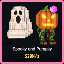 Candy Spooky and Pumpky 320M s (Секретный персонаж) — Roblox, лот №223083