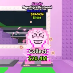 Candy Tigroligre Frutonni 240 K s (Brainrot God персонаж) — Roblox, лот №223107