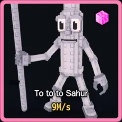 Candy To to to Sahur 9M s (Секретный персонаж) — Roblox, лот №223110