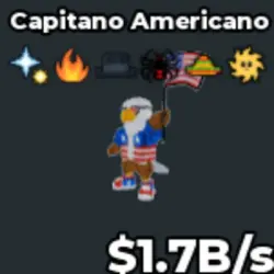 Capitano Americano - 389 (Секретный персонаж) — Roblox, лот №223213