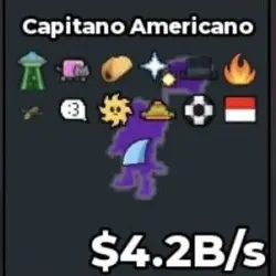Capitano Americano - [4.2B s] - Rainbow - 13 Traits(clean) … — Roblox, лот №223214