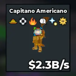 Capitano Americano 2.3B s (Секретный персонаж) — Roblox, лот №223220
