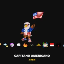 Capitano Americano 2.9B s (Секретный персонаж) — Roblox, лот №223223