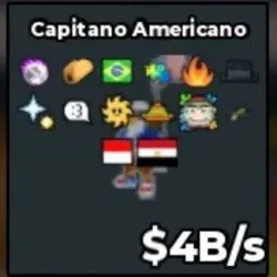Capitano Americano 4B s ( Basic ) 14 Traits (Секретный перс… — Roblox, лот №223229