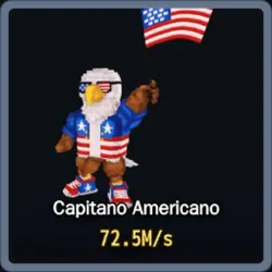 Capitano Americano 72.5M s (Секретный персонаж) — Roblox, лот №223231