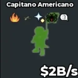 Capitano Americano Rainbow 2B s (Секретный персонаж) — Roblox, лот №223235