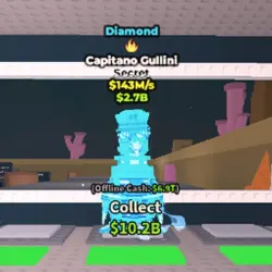 Capitano Gulini (1 Strait) [Diamond] 143 M s (Секретный пер… — Roblox, лот №223241