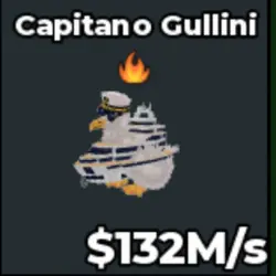 Capitano Gullini 132 M s - Quick (Секретный персонаж) — Roblox, лот №223251