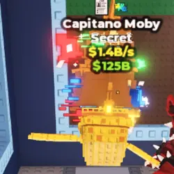 Capitano Moby 1,4b s (Секретный персонаж) — Roblox, лот №223301