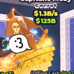 Capitano Moby 1.3B s Gold (Секретный персонаж) — Roblox, лот №223309