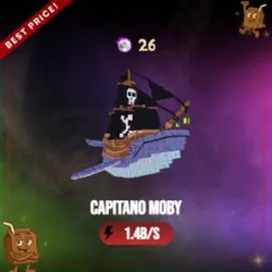 Capitano Moby 1.4B s 26 Trait (Секретный персонаж) — Roblox, лот №223312