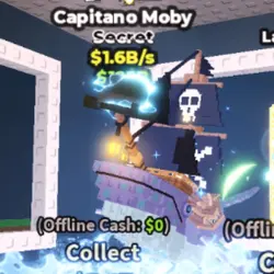 Capitano Moby 1.6B s (Секретный персонаж) — Roblox, лот №223313