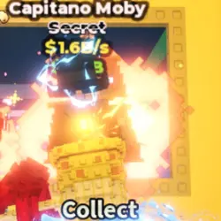 Capitano Moby 1.6B s Secreto Gold (Секретный персонаж) — Roblox, лот №223315