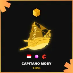 Capitano Moby 1.9B s Gold (Секретный персонаж) — Roblox, лот №223323
