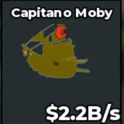 Capitano Moby 2.2B s (Секретный персонаж) — Roblox, лот №223334