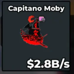 Capitano Moby 2.8B s Secret Cursed (Секретный персонаж) — Roblox, лот №223342