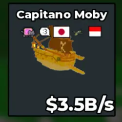 Capitano Moby 3.5B s (Секретный персонаж) — Roblox, лот №223351