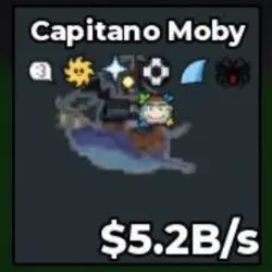 Capitano Moby 5.2B s Sun Trait zidan (Секретный персонаж) — Roblox, лот №223359