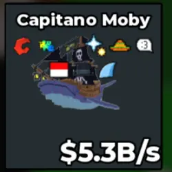Capitano Moby 5.3B s (Секретный персонаж) — Roblox, лот №223360