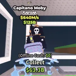 Capitano Moby 640M s Secret (Секретный персонаж) — Roblox, лот №223370