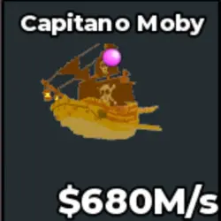 Capitano Moby 680 M s Gold (Секретный персонаж) — Roblox, лот №223374