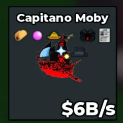 Capitano Moby 6B s (Секретный персонаж) — Roblox, лот №223375