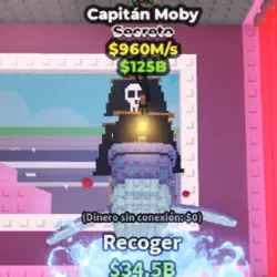 Capitano Moby Bruno Mars Trait 960M s (Секретный персонаж) — Roblox, лот №223385