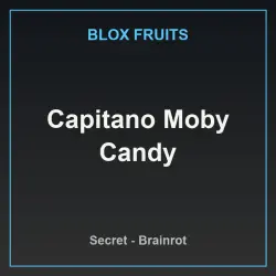 Capitano Moby Candy (Секретный персонаж) — Roblox, лот №223386