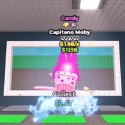 Capitano Moby Candy 1.8B s (Секретный персонаж) — Roblox, лот №223387